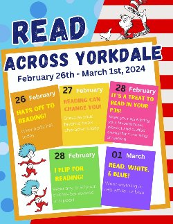 Reading Across Yorkdale Flyer